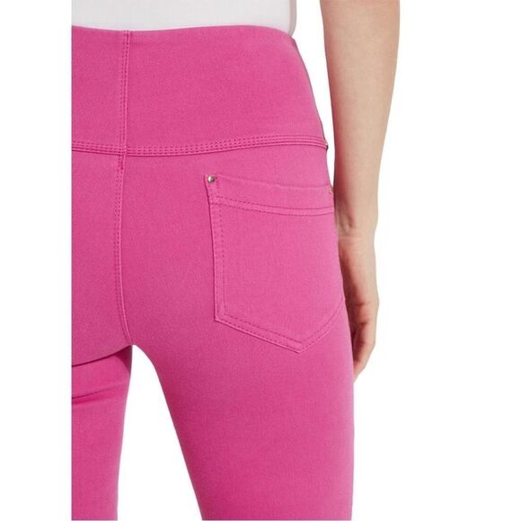 LYSSE baby bootcut denim pants in pink crush New with tags XS - Picture 5 of 10